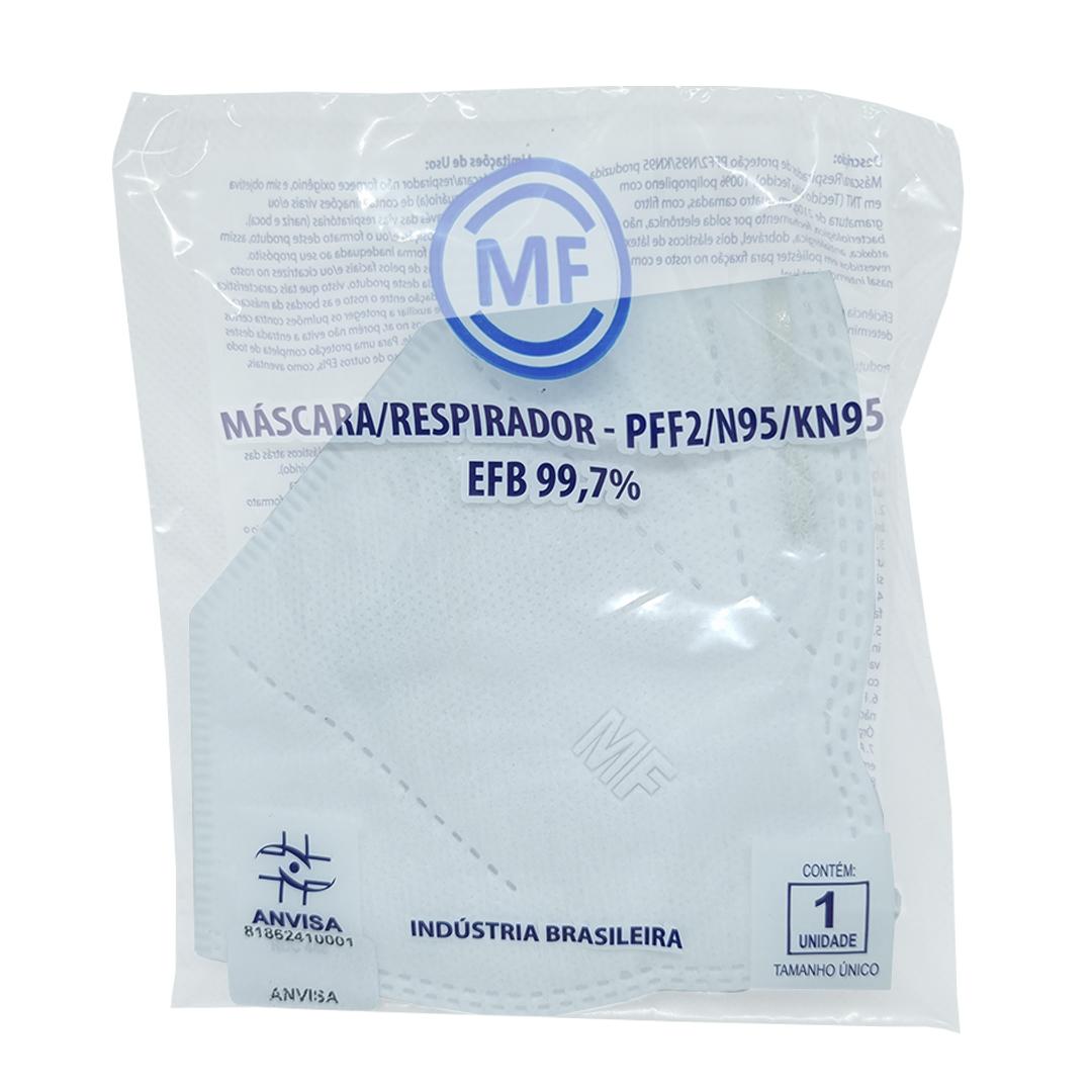 Máscara PFF2 N95 Elastico Orelha MedicalFace Branca